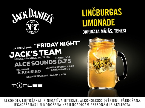 Friday night w Jack's Team klubā Tonuss