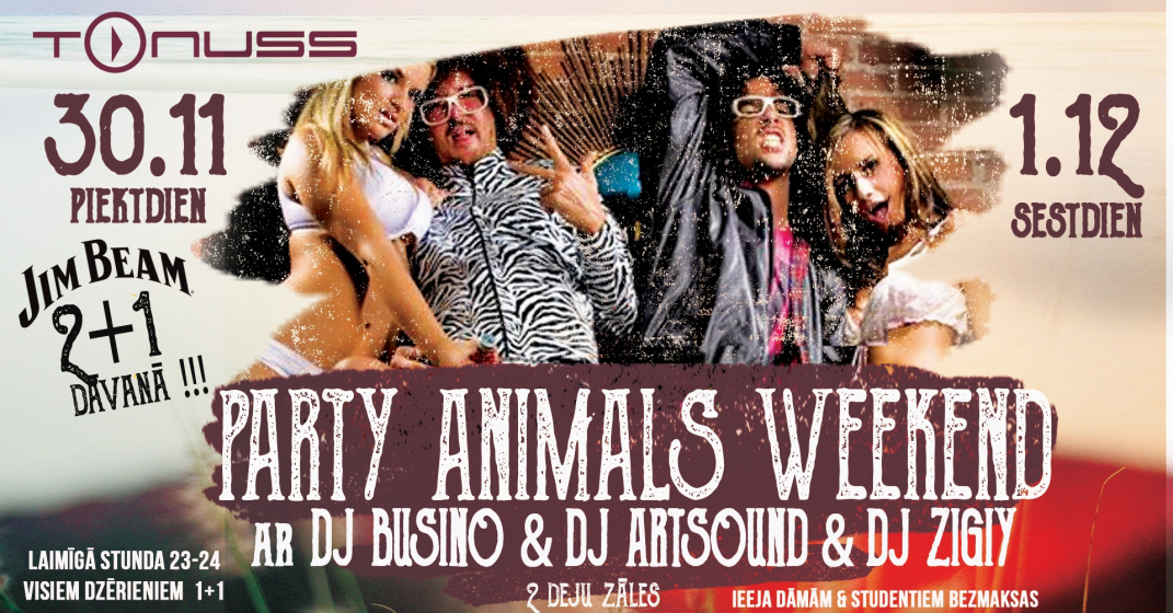 Party Animals klubā Tonuss