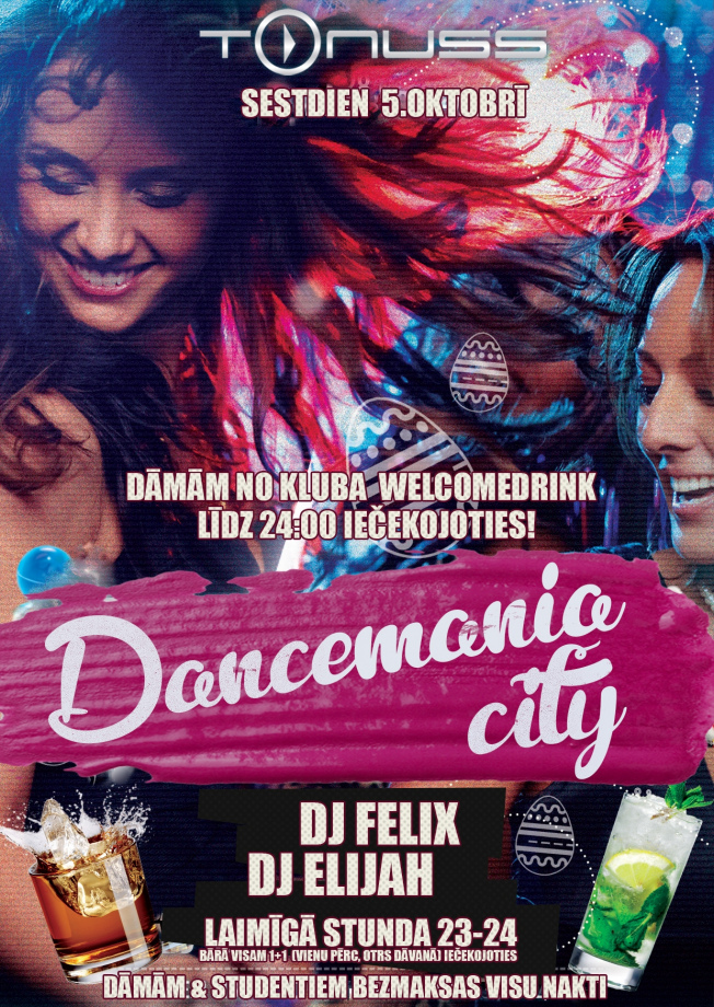 Dancemania city klubā Tonuss
