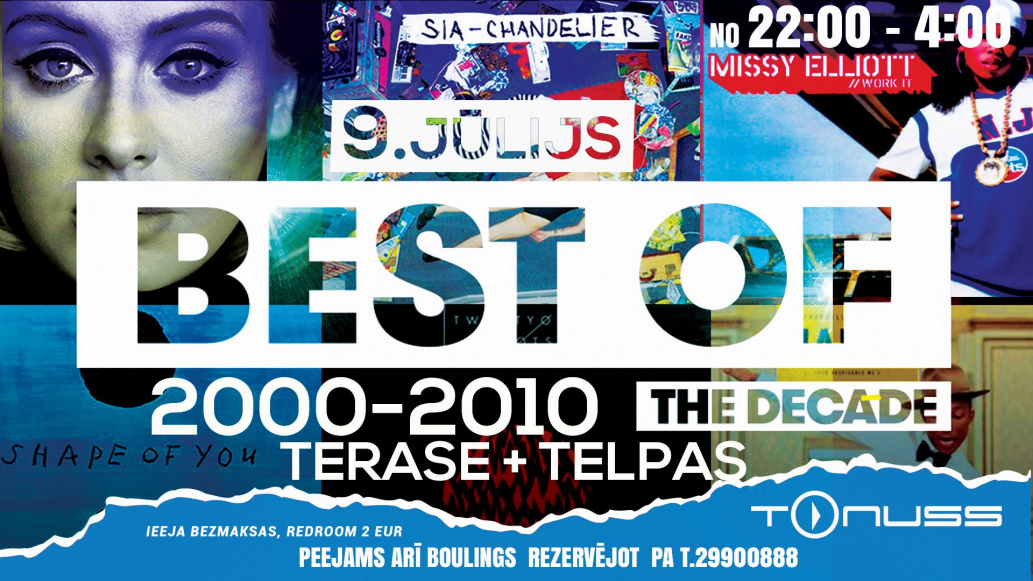 Throwback to 2000-2010 klubā Tonuss