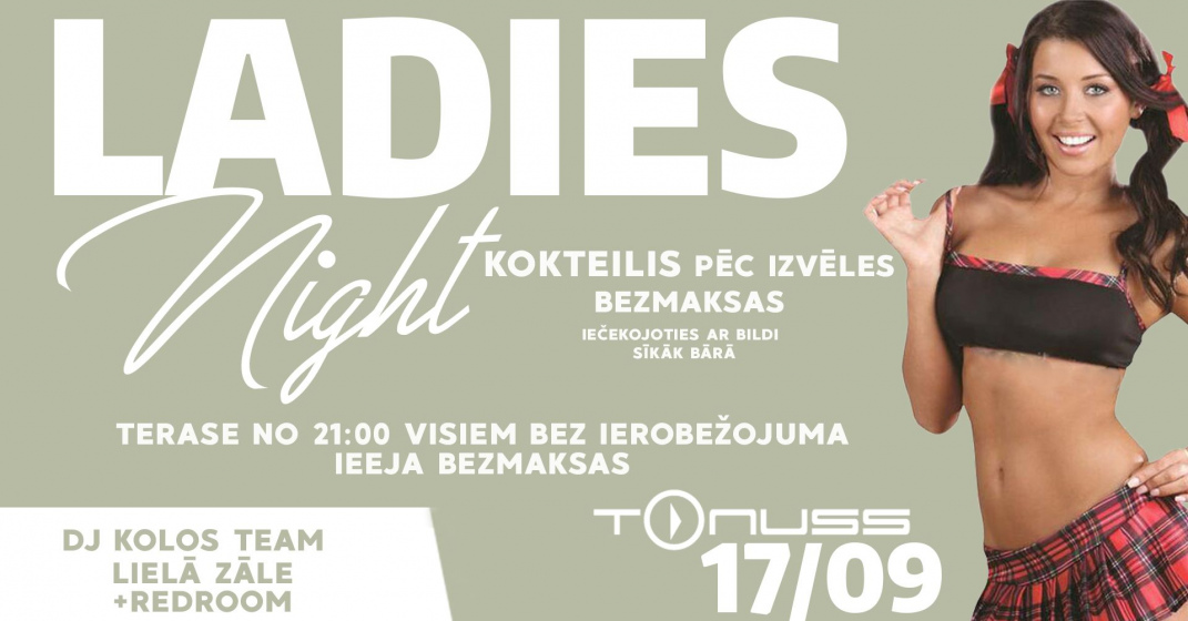 Ladies night klubā Tonuss