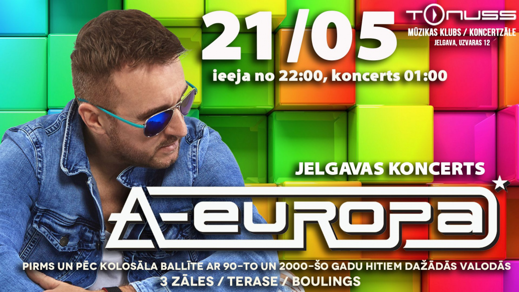 Leģendārā A-EUROPA Jelgavā !!! klubā Tonuss