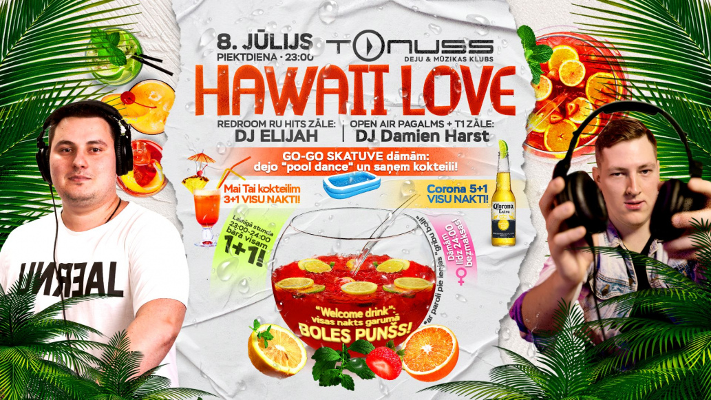 Hawaii love klubā Tonuss