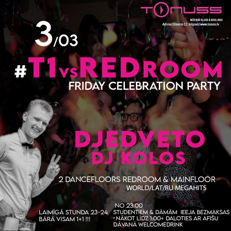 Friday celebration party klubā Tonuss