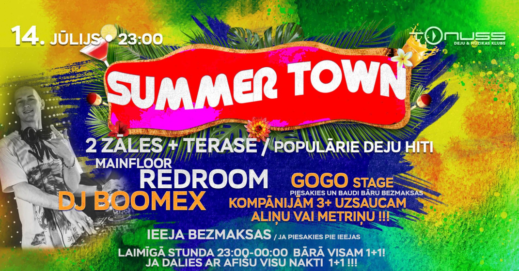 Summer Town klubā Tonuss