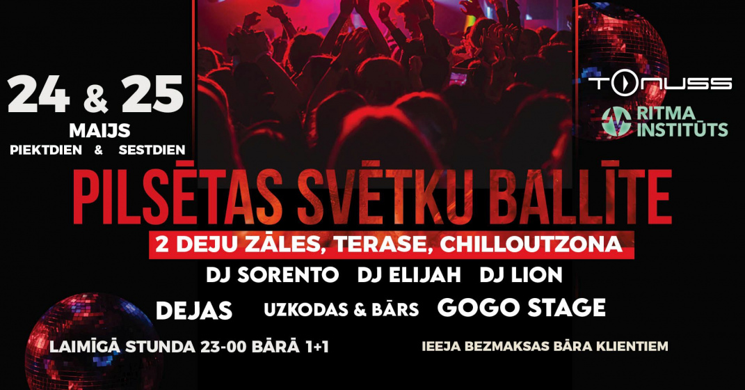 Ballīte  / šonedēļ Jelgavas pilsētas svētki ! klubā Tonuss