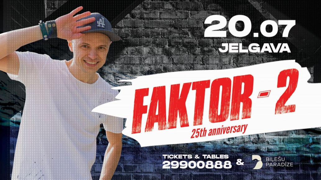 Grupas FAKTOR-2 25 g. jubilejas koncerts klubā Tonuss
