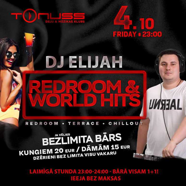 Redroom grooves friday ! klubā Tonuss