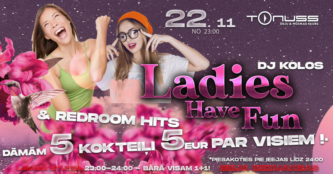 Ladies fun klubā Tonuss