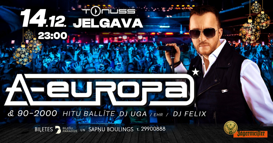 A-Europa Jelgava 14.12 klubā Tonuss