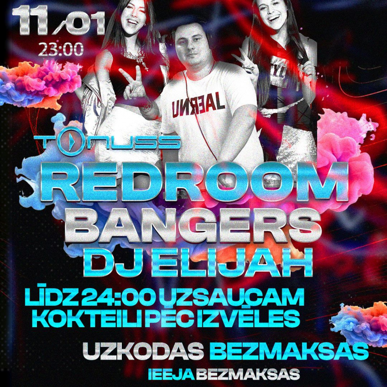 DJ ELIJAH REDROOM BANGERS klubā Tonuss