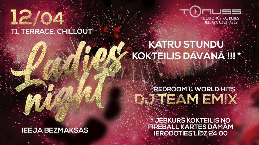Ladies night klubā Tonuss