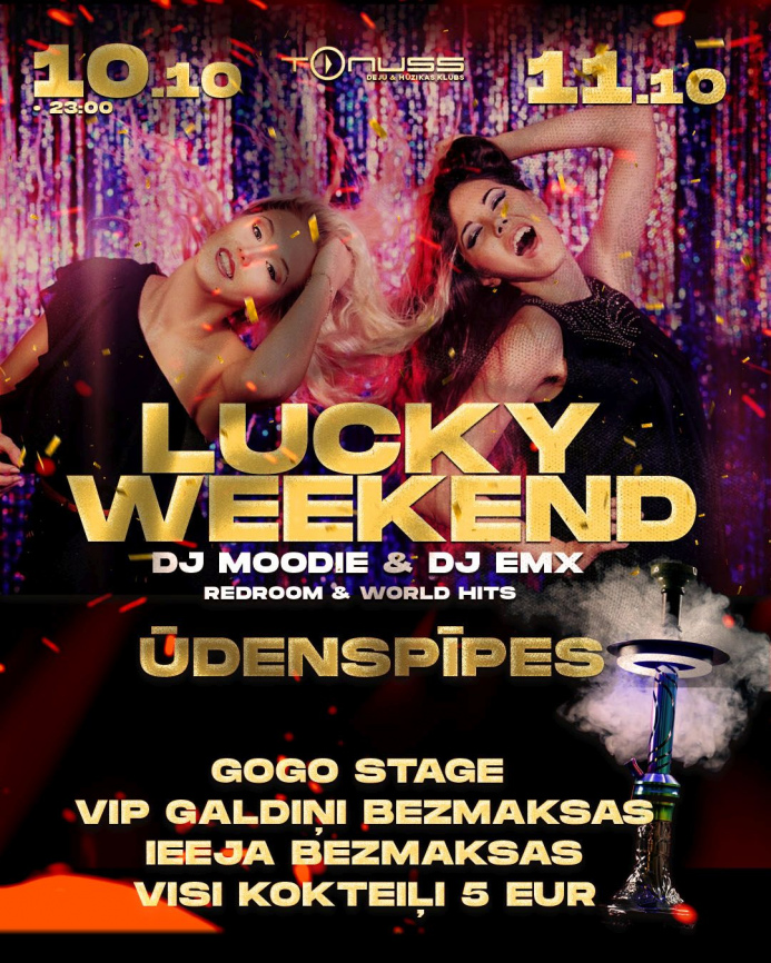 Weekend bash klubā Tonuss