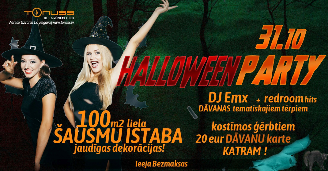 Haloween 2025 klubā Tonuss