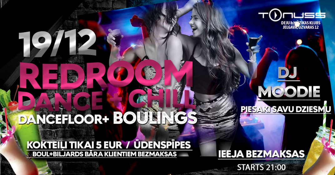 Redroom zāle & Bowling zāle klubā Tonuss