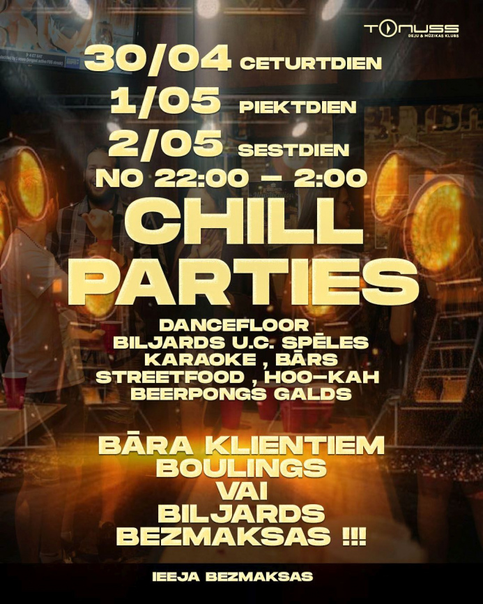 Darba svētku tusiņi klubā Tonuss